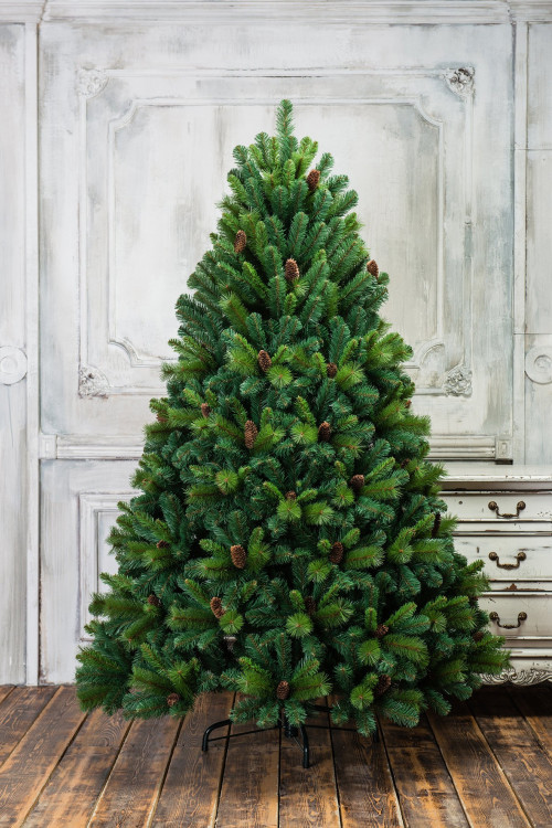 Искусственная сосна Байкальская с шишками 120 см., Леска+ПВХ, ЕлкиТорг (97120) в Санкт-Петербурге