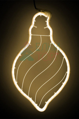 Светодиодная фигура из акрилайта теплое белое свечение, 24*42 см., 220В, Beauty Led (HFS1-2WW)