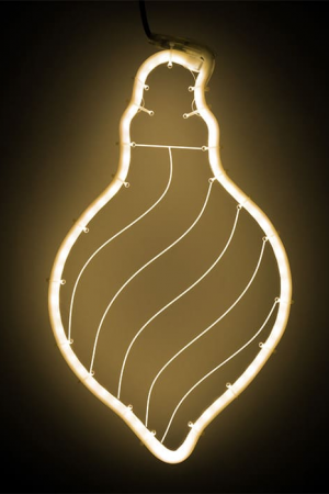 Светодиодная фигура Шар из акрилайта 24*42 см., 220В, теплое белое свечение, LTC (HFS1-2WW)