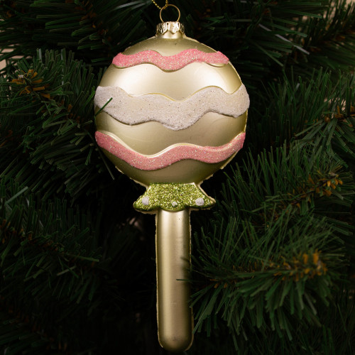 Елочное украшение леденец, пластик, h-15,5 см (AP-38)