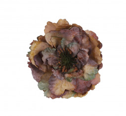Декоративный цветок на клипсе пион, коричневый, 8*14 см. House of Seasons (84778)