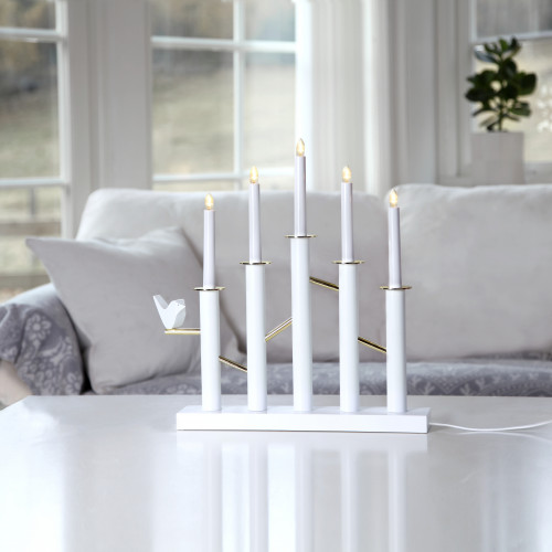 Светильник декоративный Птица Любви 42х42 см., белый, Star Trading (644-01)