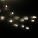 Светодиодная нить Капли 400 белых ламп, 10 м., 24В, черный провод, LUCA (84917)