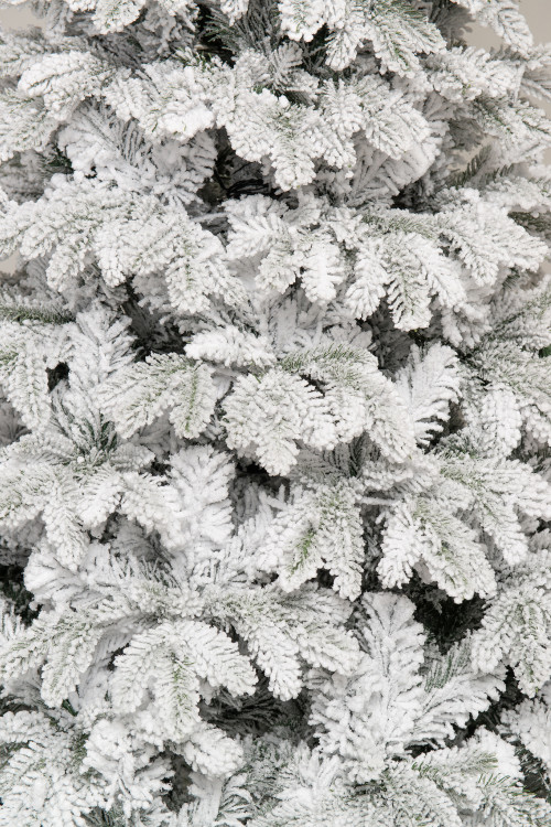 Искусственная елка Камчатская заснеженная 300 см., 840 холодных белых Led ламп., литая хвоя+пвх, ЕлкиТорг (178300)