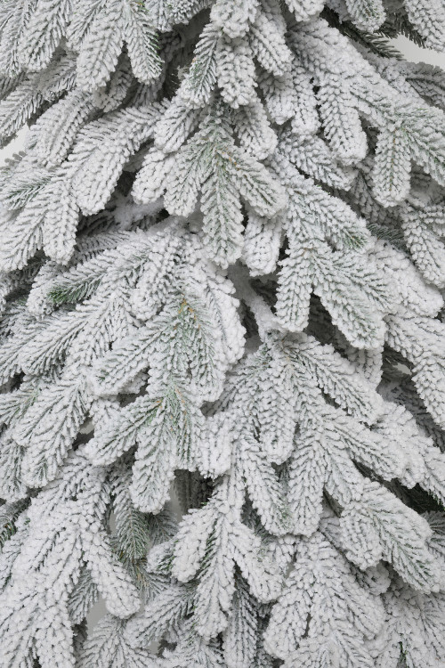 Искусственная елка Тароко заснеженная 210 см., 100% литая хвоя, ЕлкиТорг (198210)