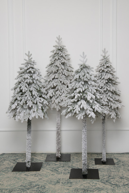 Искусственная елка Тароко заснеженная 210 см., 100% литая хвоя, ЕлкиТорг (198210)