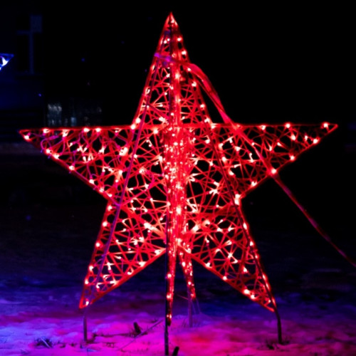 Светодиодная инсталляция Звезда объемная композит 150 см., Сад Радости (SR339)