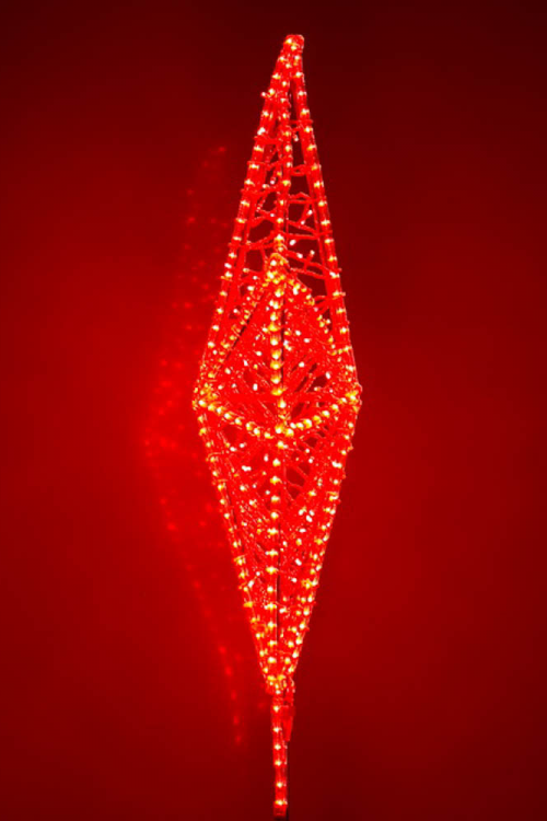 Макушка Кремлевская 100 см. для елей высотой от 6 до 12 м., красная, Green Trees (krem-100red)