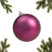 Шар пластиковый матовый 140 мм., бордо, ЕлкиТорг (150506)