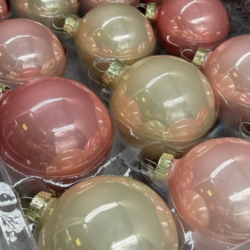 Набор стеклянных шаров Розовая дымка 26 шт., Christmas DeLuxe (89578)