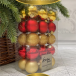 Набор пластиковых шаров Толледо 60 мм., 30 шт., Christmas DeLuxe (89771)