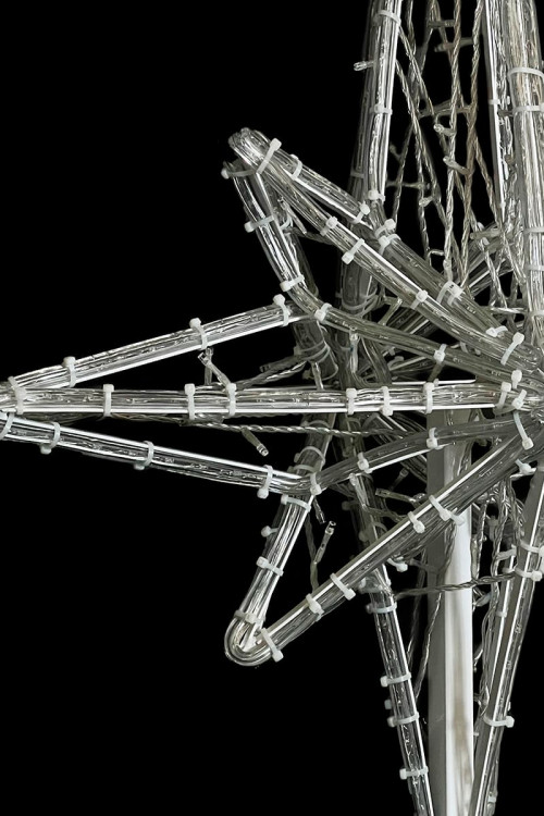 Светодиодная макушка Роза Ветров 100 см., Белая, 220В, LTC (LC-13220)