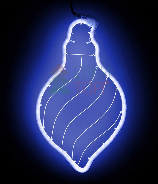 Светодиодная фигура из акрилайта синее свечение, 24*42 см., 220В, Beauty Led (HFS1-2B) в Белгороде