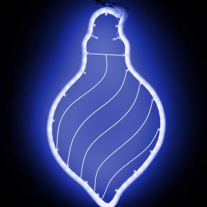 Светодиодная фигура Шар из акрилайта 24*42 см., 220В, синее свечение, LTC (HFS1-2B)