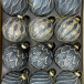 Набор стеклянных шаров Фригат 80 мм., 12 шт., синий, Christmas DeLuxe (85685-87189)