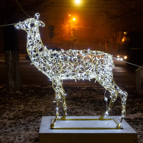 Светодиодная фигура Олениха 170 см., Сад Радости (SR045)