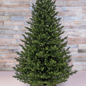  Ель Датская 185 см., 312 LED ламп, 100% Литая хвоя, Black Box (74586) 