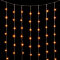 Светодиодный занавес 2*2 м., 400 желтых LED ламп, облегченный, прозрачный провод ПВХ, Beauty led (PCL400NOT-10-2Y)