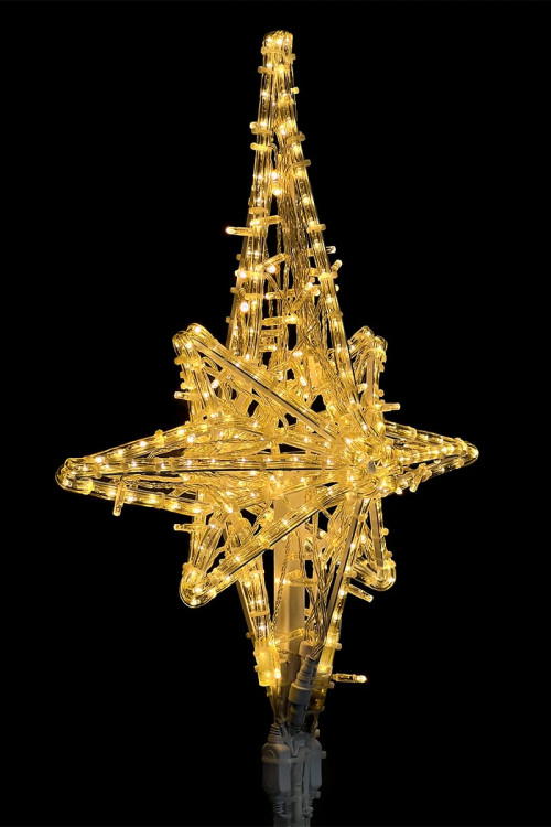 Светодиодная макушка Роза Ветров 100 см., Тепло-Белая, 220В, LTC (LC-13221)