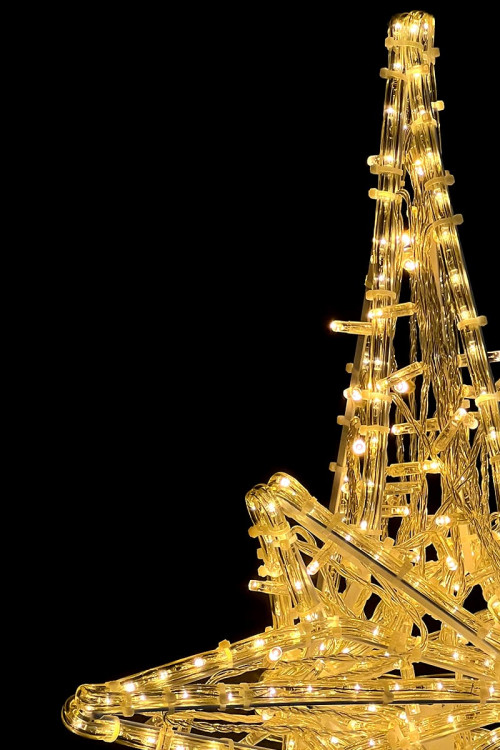 Светодиодная макушка Роза Ветров 100 см., Тепло-Белая, 220В, LTC (LC-13221)