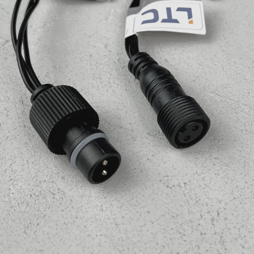 Светодиодная бахрома 3,1*0,5 м.,150 желтых LED ламп, черный провод ПВХ, LTC (PIL150-11-2Y) в Санкт-Петербурге