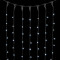 Светодиодный занавес Sealed с супер-мерцанием 2*3 м., 220V., 600 холодных белых LED ламп, черный каучук, Beauty Led (LL602ABL-1-2W)