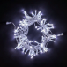 Светодиодная гирлянда с колпачком 100 холодных белых LED ламп 10 м., 24В., прозрачный провод ПВХ, IP65, LTC (PST100CAP-10-1W)