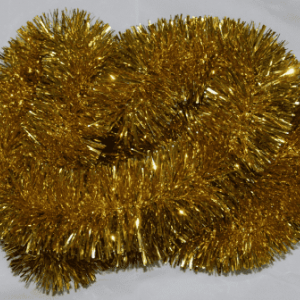 Мишура цвет золото, диаметр 100 мм., длина 3 м., ЕлкиТорг (M100gold)