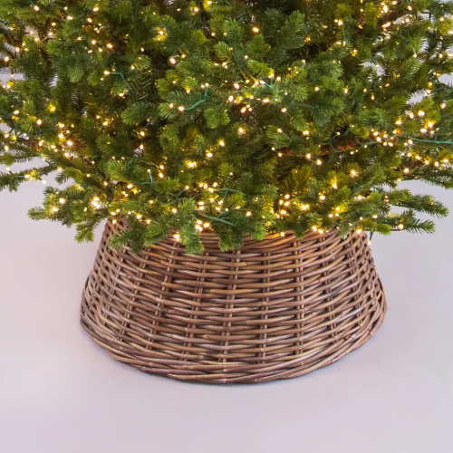 Корзина для декорирования подставки 28х65 см., коричневая, Christmas DeLuxe (83793) в Санкт-Петербурге