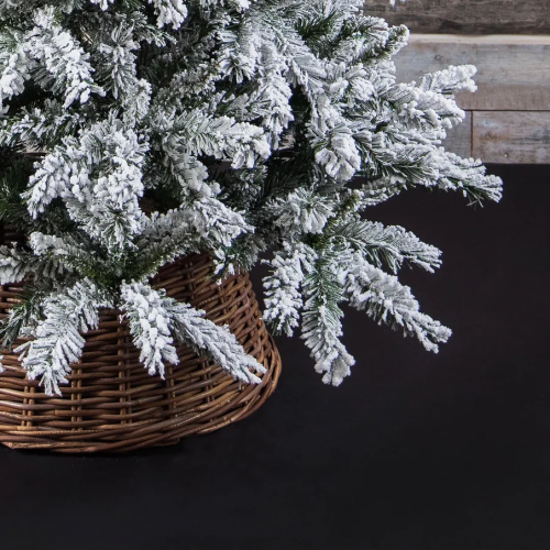 Корзина для декорирования подставки 28х65 см., коричневая, Christmas DeLuxe (83793) в Санкт-Петербурге