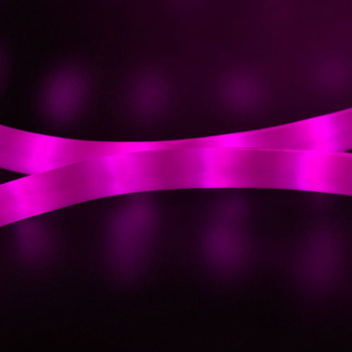 Дюралайт светодиодный 2-х проводной, диаметр 13 мм., 220В, розовые LED лампы 36 шт на 1 м., бухта 100 м., матовый, статика, Teamprof (TPF-DL-2WHM-100-240-P) в Санкт-Петербурге