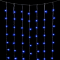 Светодиодный занавес 2*2 м., 400 синих LED ламп, облегченный, прозрачный провод ПВХ, Beauty led (PCL400NOT-10-2B)