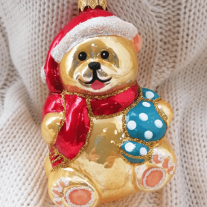 Елочное украшение Мишка плюшевый h-11 см., Коломеев (ФУ-595/2)