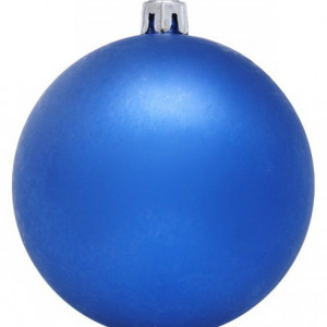 Пластиковый матовый шар 250 мм, синий цвет, Snowmen (520285)