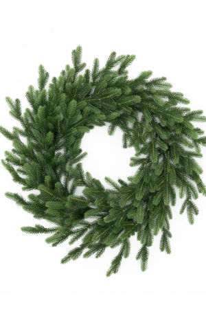 Рождественский венок Венецианский 60 см., 100% литая хвоя, ЕлкиТорг (52109)