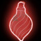 Светодиодная фигура из акрилайта красное свечение, 24*42 см., 220В, Beauty Led (HFS1-2R)