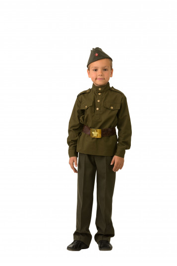 Карнавальный костюм для взрослых Солдат люкс, размер 46-48, Бока