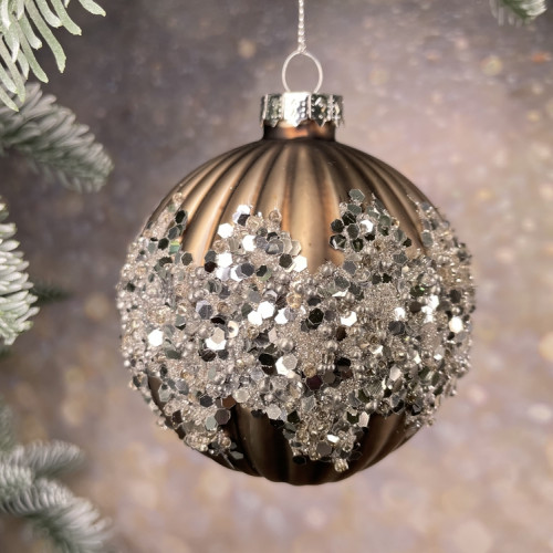 Набор стеклянных шаров Лауф 80 мм., 12 шт., House of seasons (85537)  