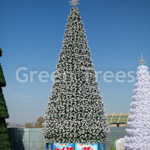 Уличная сосна Уральская зеленая с белыми кончиками 11 м., каркасная, Леска, Green Trees (GT11URLESWK)