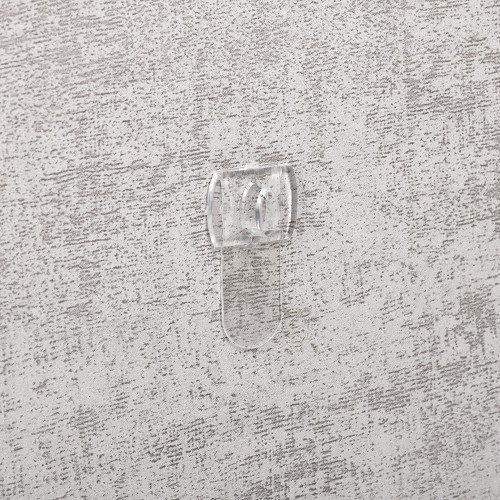 Крючки для крепления гирлянд, 20шт, блистер, размер 1.3см*1.8см, прозрачные Vegas (55155)