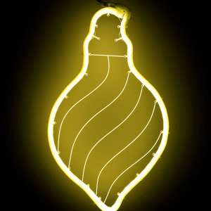 Светодиодная фигура Шар из акрилайта 24*42 см., 220В, желтое свечение, LTC (HFS1-2Y)