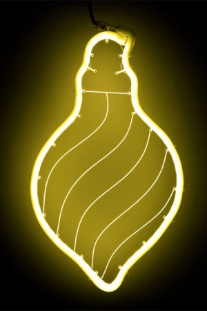 Светодиодная фигура Шар из акрилайта 24*42 см., 220В, желтое свечение, LTC (HFS1-2Y)