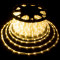 Дюралайт круглый Ø 10.5 мм., 220V, 3-жилы, теплые белые LED лампы 24 шт на 1 м., бухта 50 м, силикон, Winner (05.50.10,5.24WW)