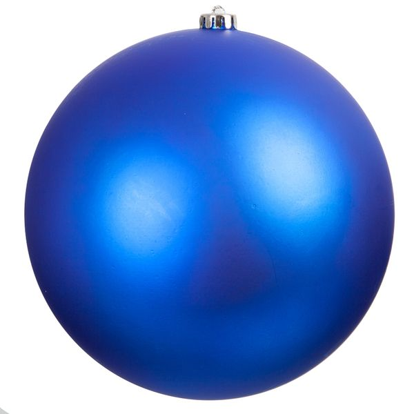 Пластиковый шар 250 мм., синий матовый., 1 шт., Snowmen (ЕК0471)