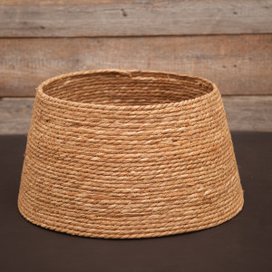 Джутовая корзина под елку 26х58 см., коричневая, Christmas DeLuxe (86497)