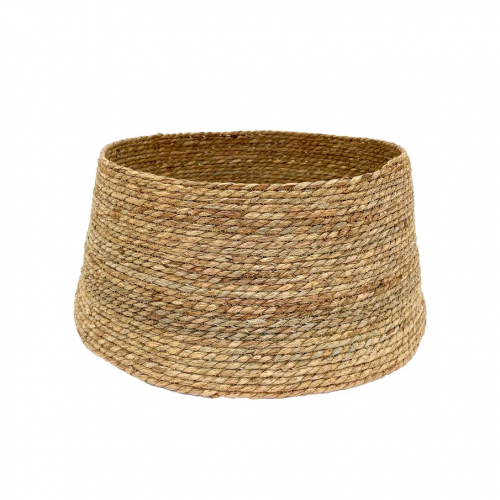 Джутовая корзина под елку 26х58 см., коричневая, Christmas DeLuxe (86497) в Санкт-Петербурге