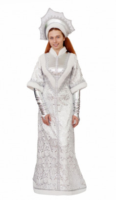 Карнавальный костюм Снегурочка Метелица, размер 48, Батик (310-48)