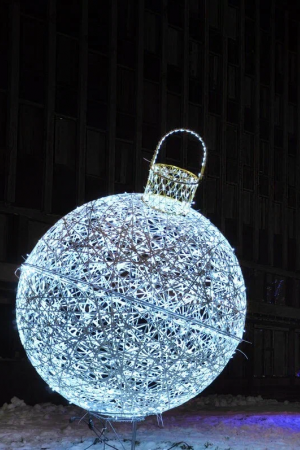 Светодиодная инсталляция Елочная игрушка 30 см. 1 шт., Сад Радости (SR245)