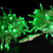 Светодиодная нить 100 зеленых LED ламп, 10 м., 220В, мерцание, прозрачный провод ПВХ, Teamprof (TPF-S10CF-24V-CT/G)