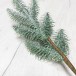 Ветвь еловая Блестящая в инее 35 см., Christmas DeLuxe (89167)